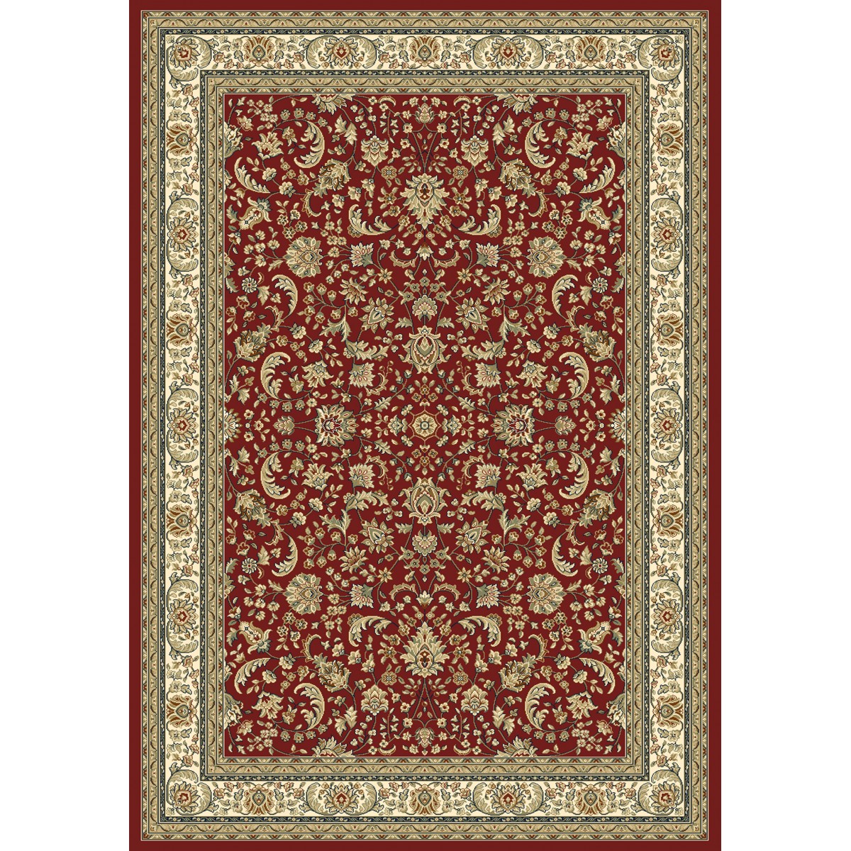 Tæppe Queen 7677 Rød