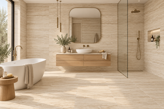 Travertin look Fliser Liv Beige