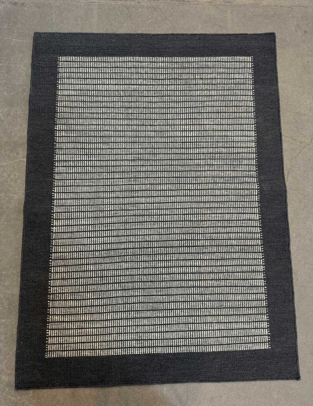 Kelim Tæppe Delhi Antracit