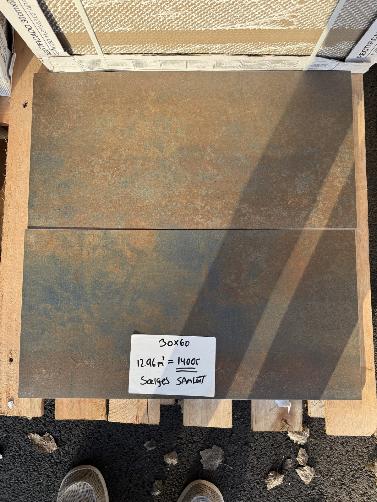 Rest Fliser 30x60 Rust