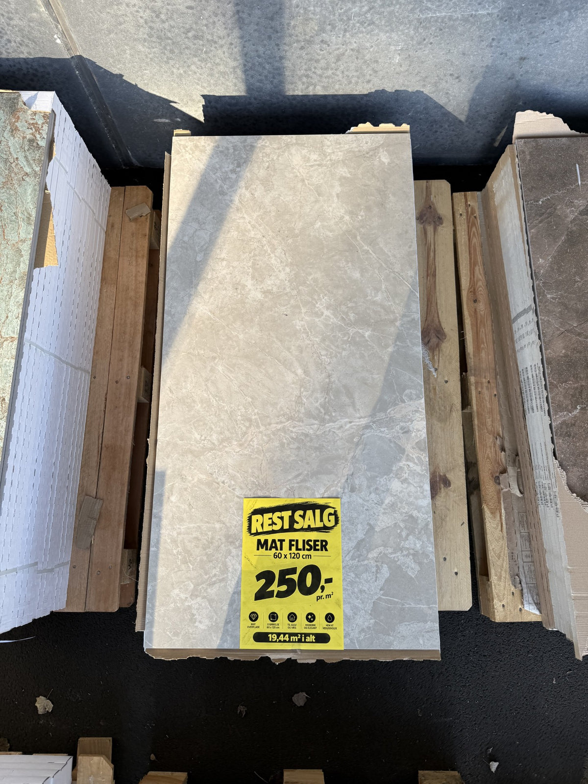 Rest Fliser 60x120 Mat