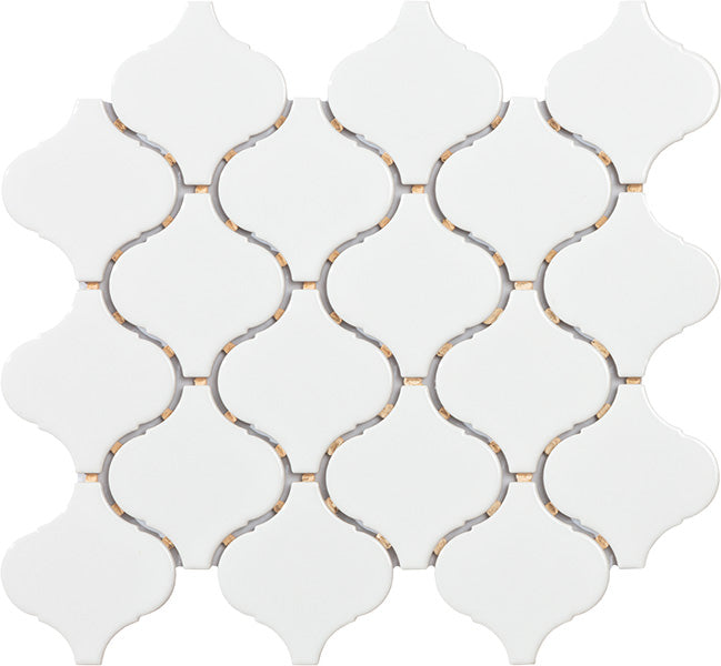 Vægfliser Mosaik Flame White