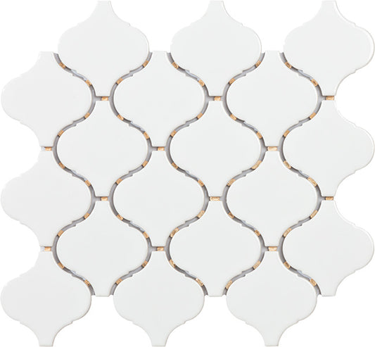 Vægfliser Mosaik Flame White