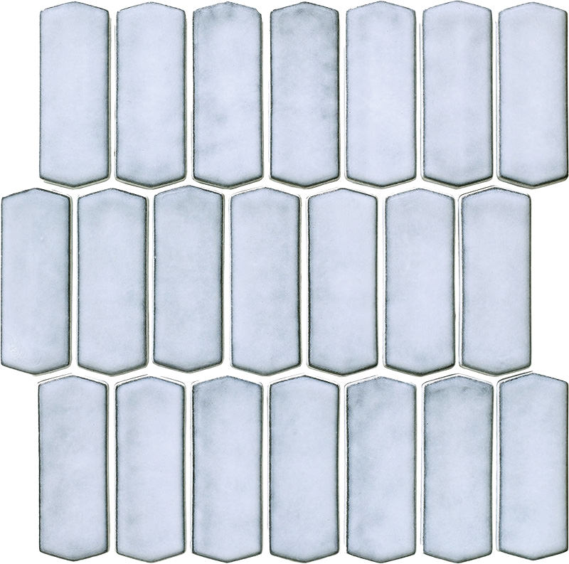Vægfliser Mosaik Silk White