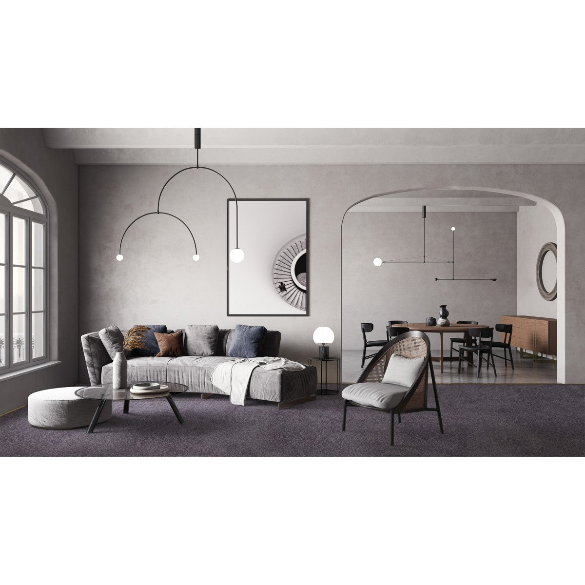 Gulv Tæppe Dynasty Grå