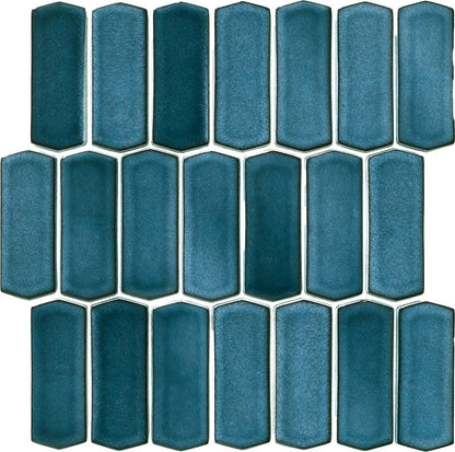 Vægfliser Mosaik Silk Blue