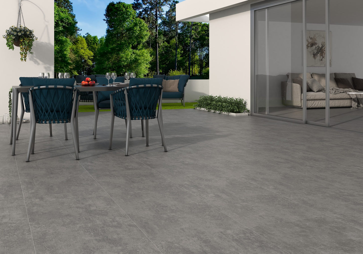Terrasse Flise Norwich Marengo