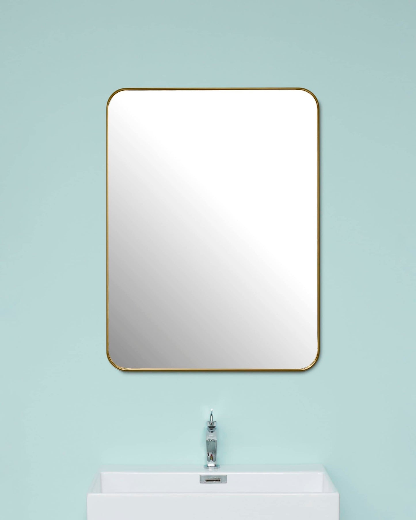 Cassøe Soft Spejl Messing Ramme