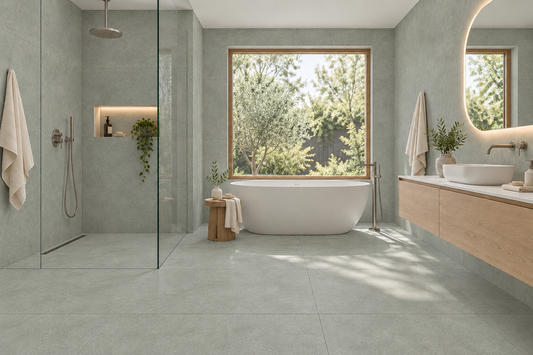 Betonlook Fliser Compact Green