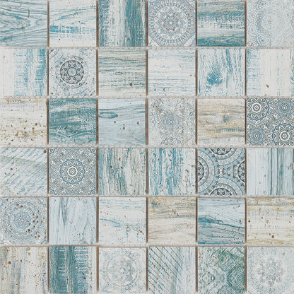 Vægfliser Mosaik Hydra Blue