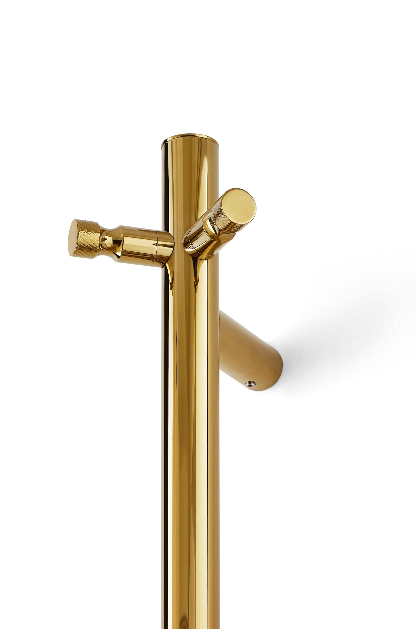 Cassøe Rimini El-Håndklædetørrer Poleret Messing