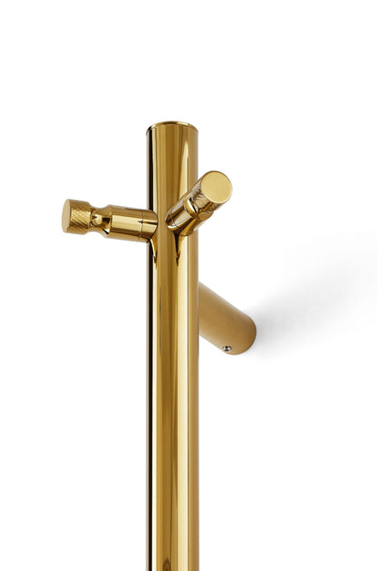 Cassøe Rimini El-Håndklædetørrer Poleret Messing