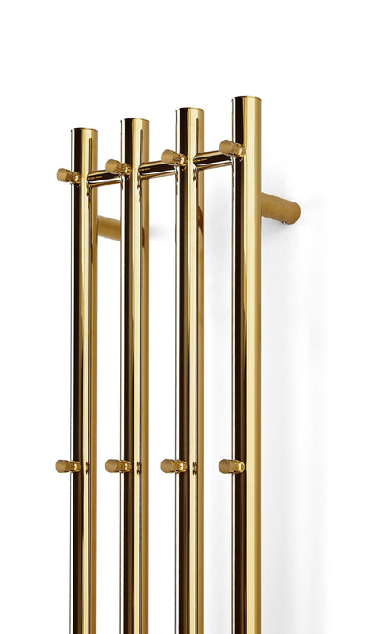 Cassøe Catania El-Håndklædetørrer Poleret Messing