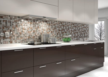 Vægfliser Mosaik Kaos Silver