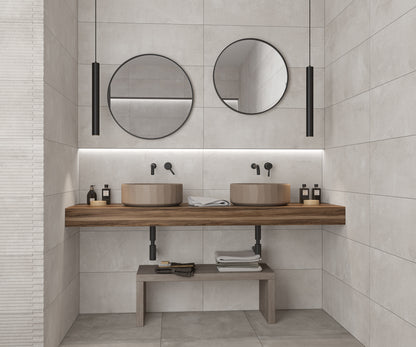 Betonlook Fliser Inedit Blanco