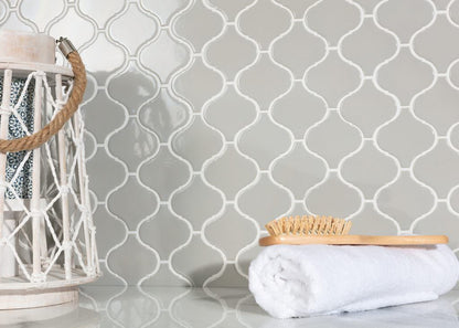 Vægfliser Mosaik Flame Grey
