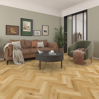 LVT Dryback Sildeben - Lys Natur - 2,5 mm