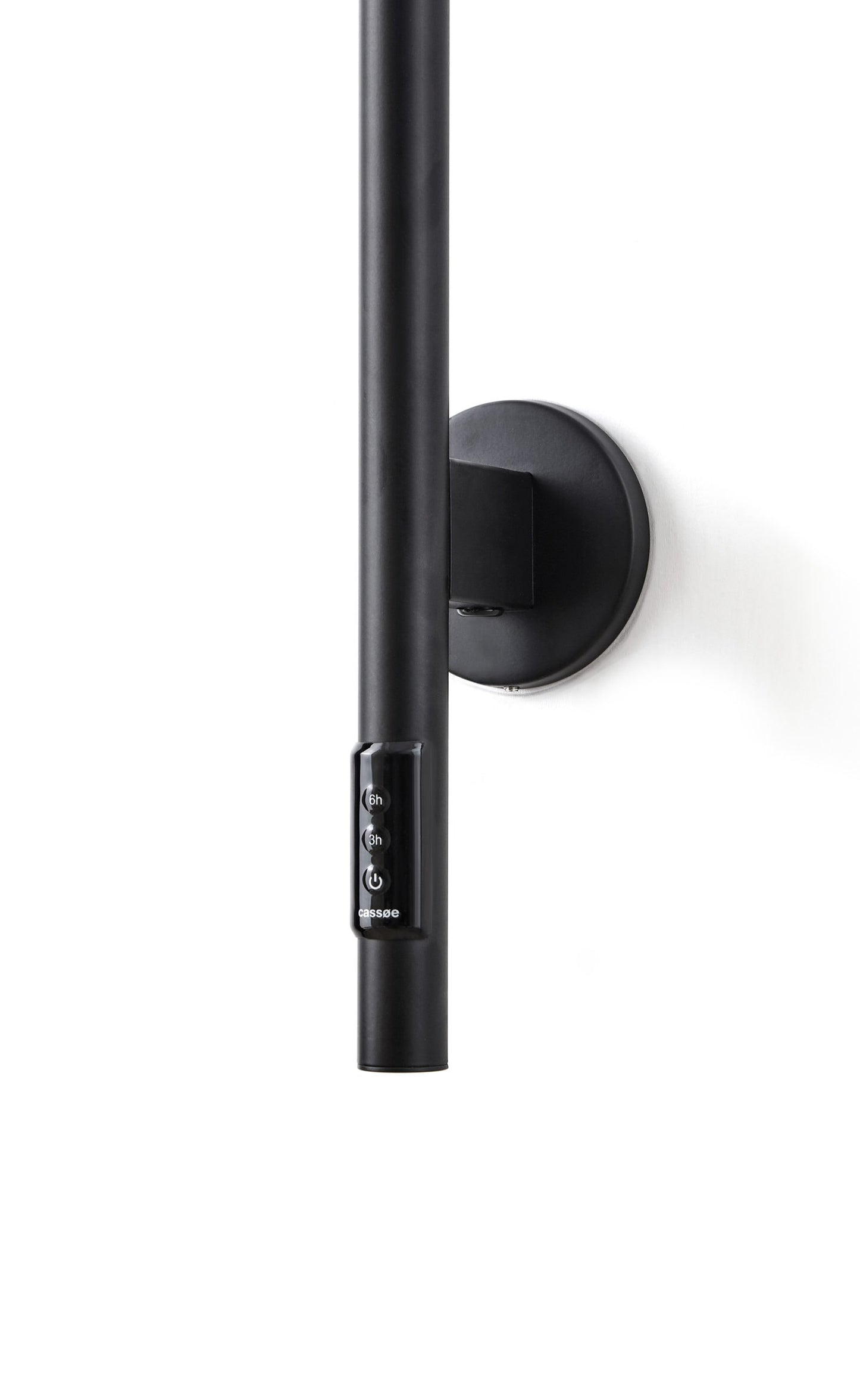 Cassøe Rimini El-Håndklædetørrer Mat Sort