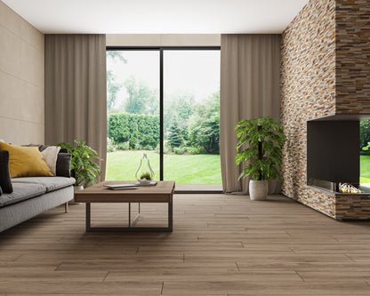 Trælook Fliser Borneo Taupe