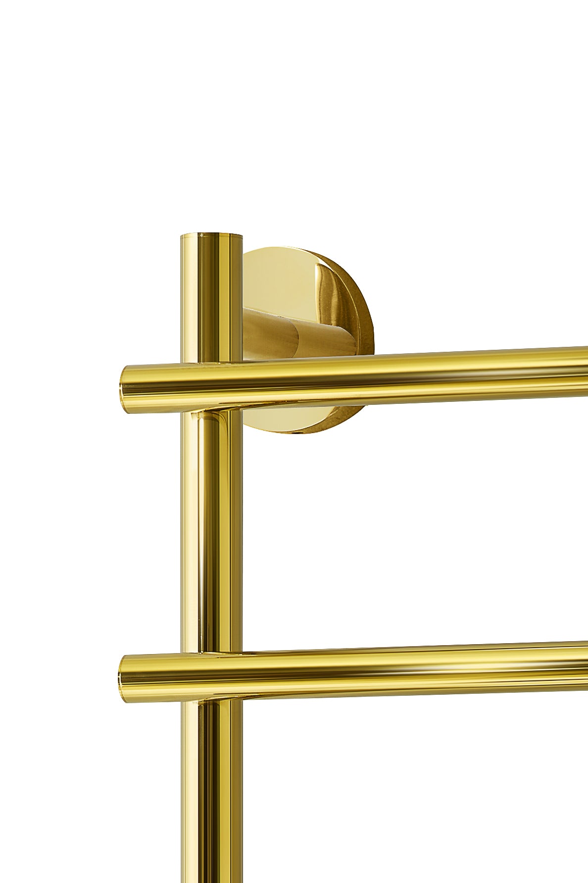 Cassøe Lazio El-Håndklædetørrer Poleret Messing