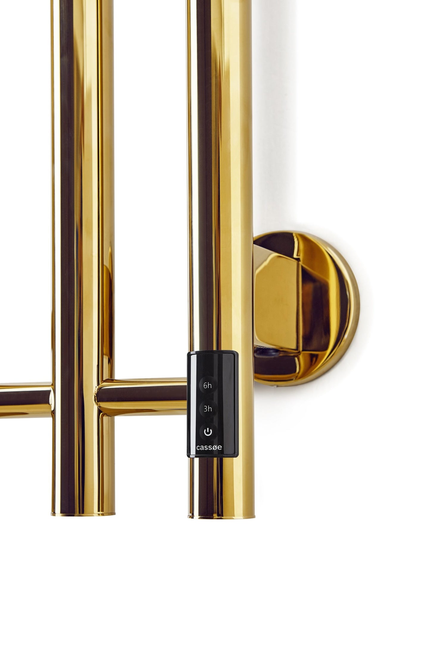 Cassøe Catania El-Håndklædetørrer Poleret Messing