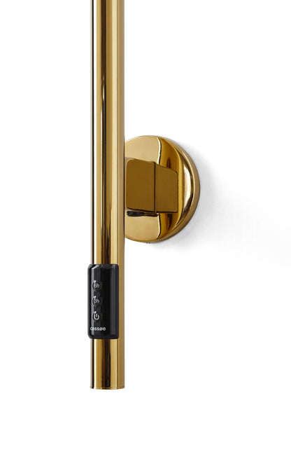 Cassøe Rimini El-Håndklædetørrer Poleret Messing