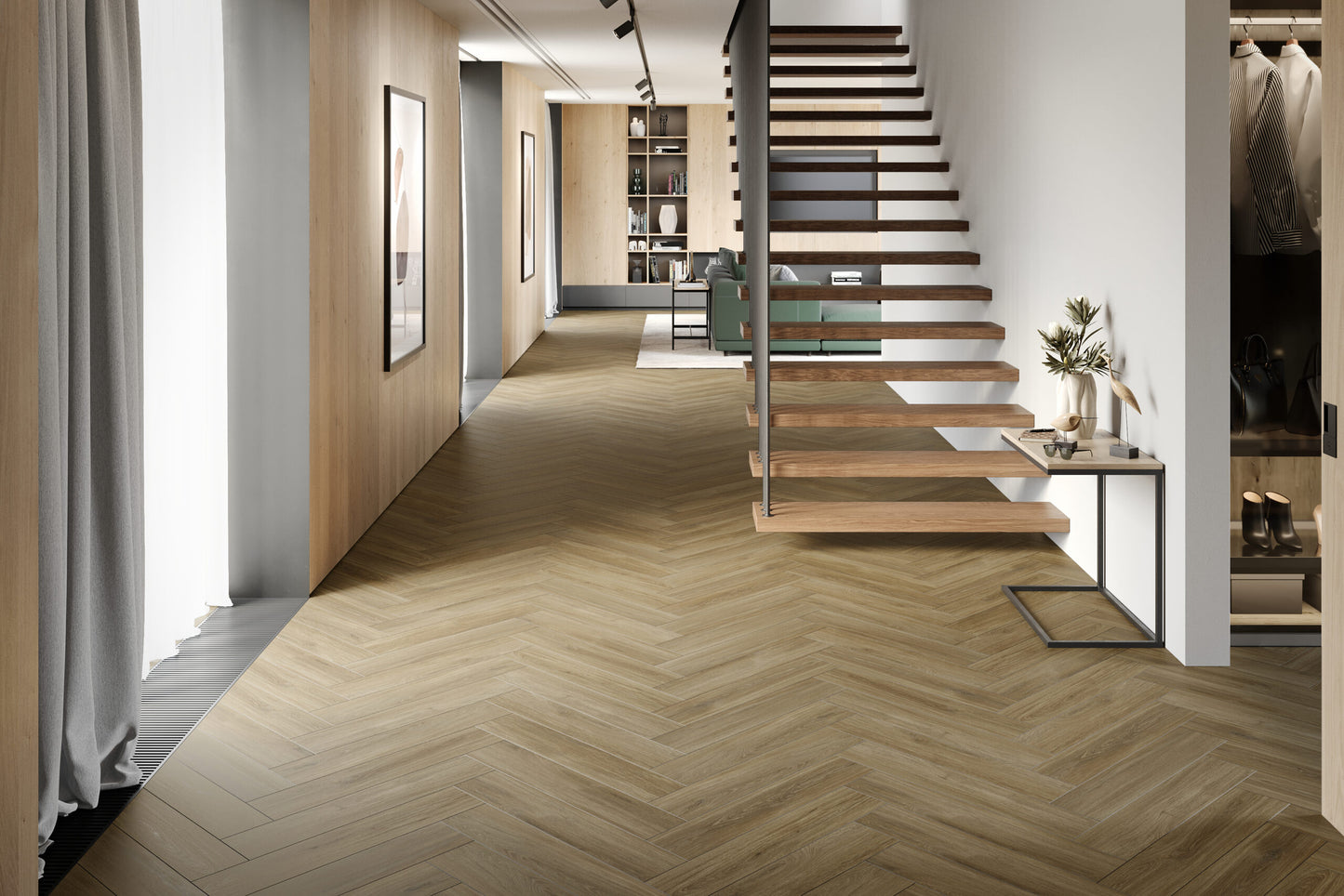 SPC Vinyl Klik Gulv Sildeben calm oak