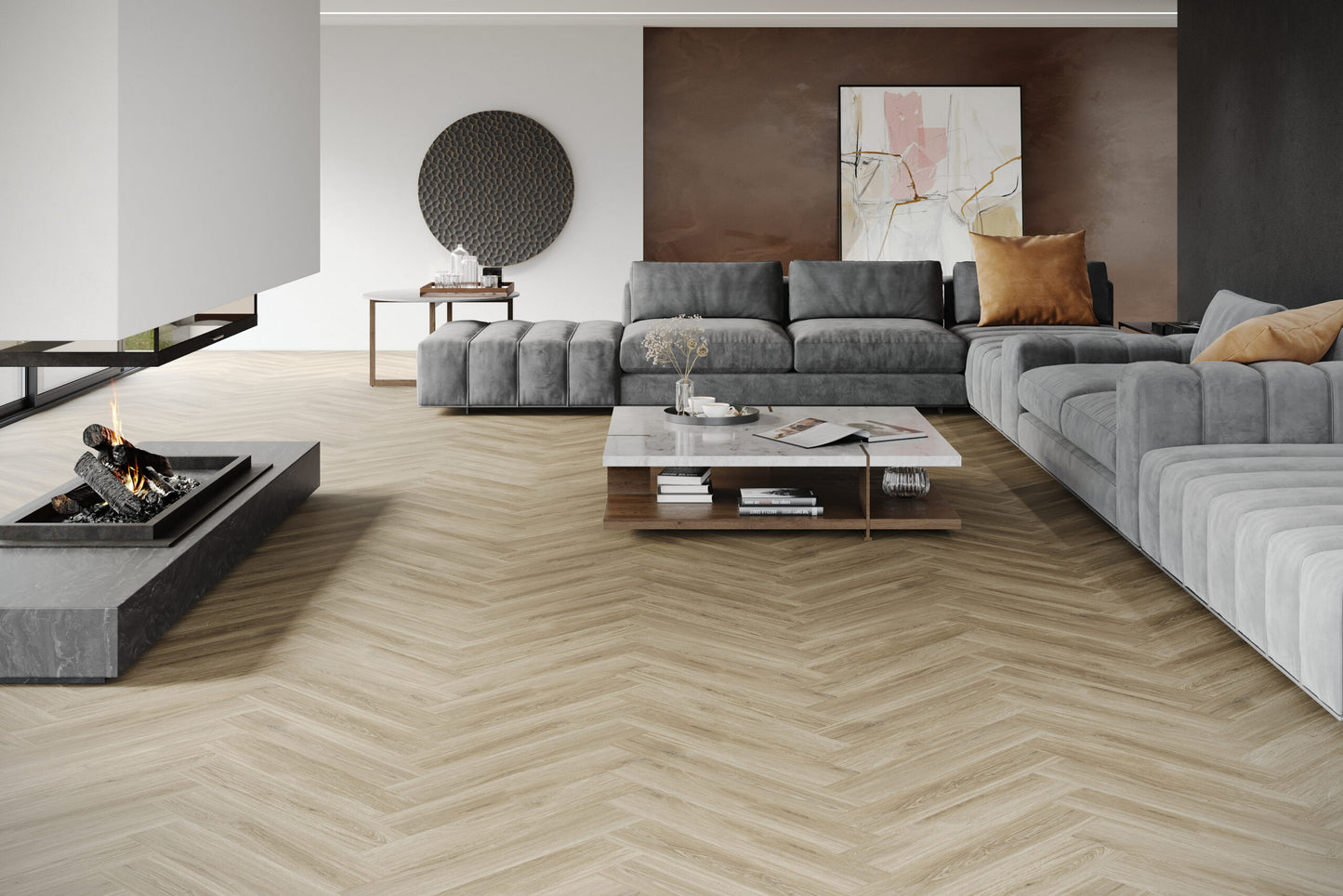 SPC Vinyl Klik Gulv Sildeben York Oak