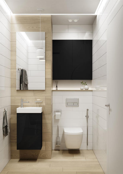 Badeværelsesmøbel Slim med Porcelænsvask