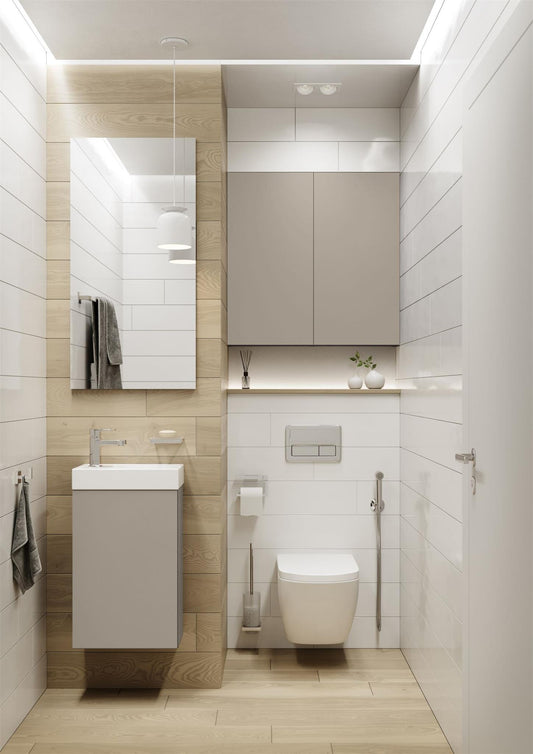 Badeværelsesmøbel Slim med Porcelænsvask