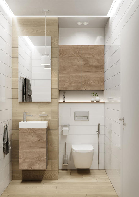 Badeværelsesmøbel Slim med Porcelænsvask