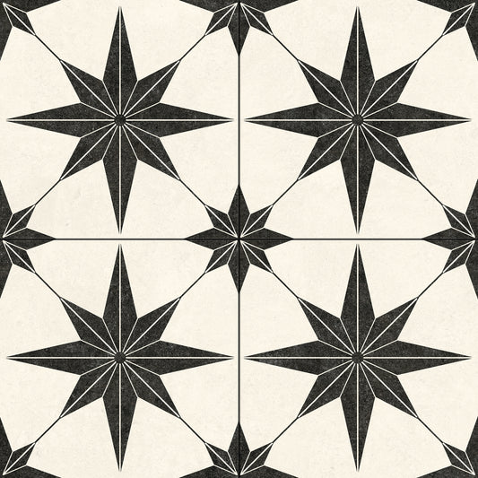 Marokkanske Fliser Star White N