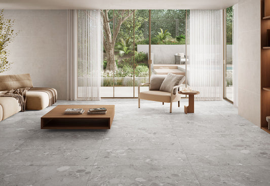 Ura Hvid Terrazzo Flise