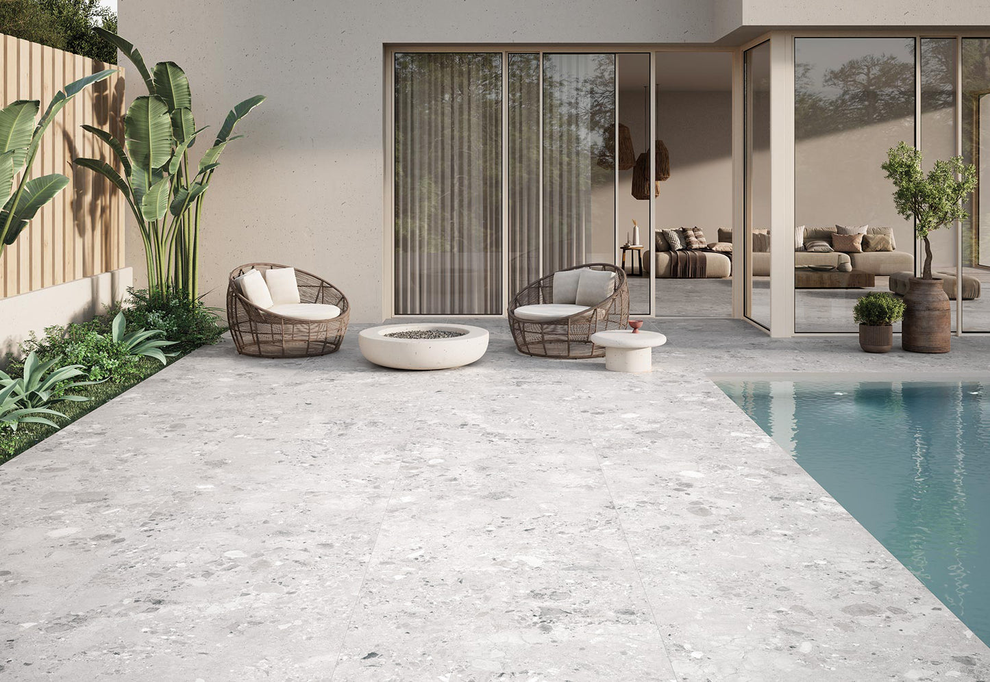 Terrasse Fliser Ura Grey