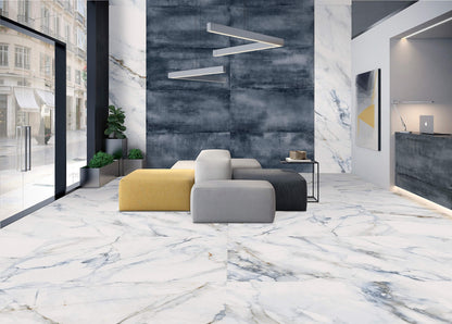 Marmorlook Fliser Urli Blue