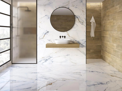 Marmorlook Fliser Urli Blue