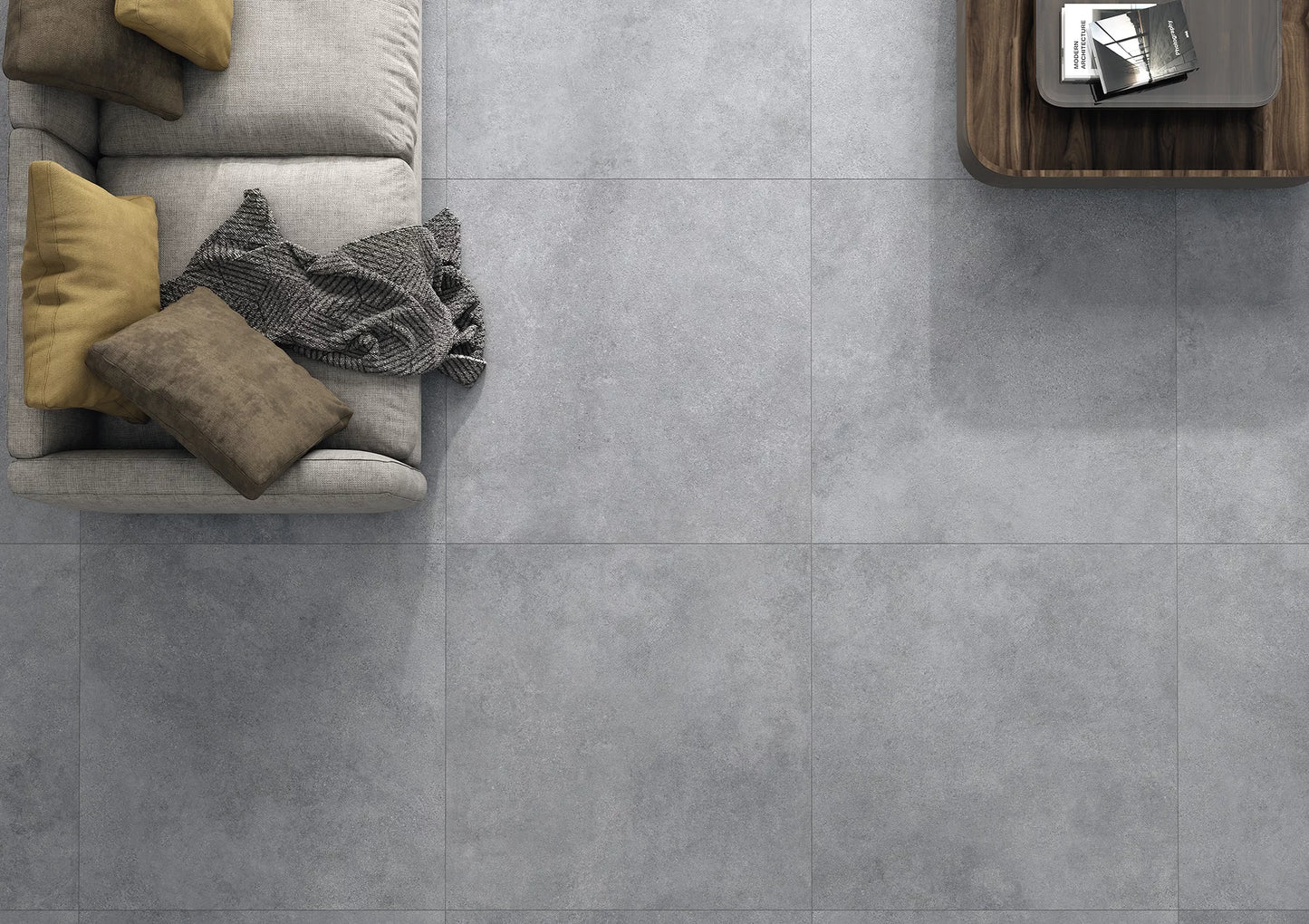 Betonlook Fliser Valdivia Gris