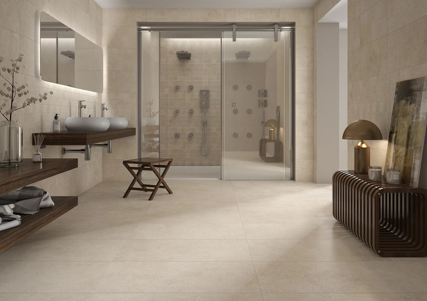 Betonlook Fliser Valdivia Marfil