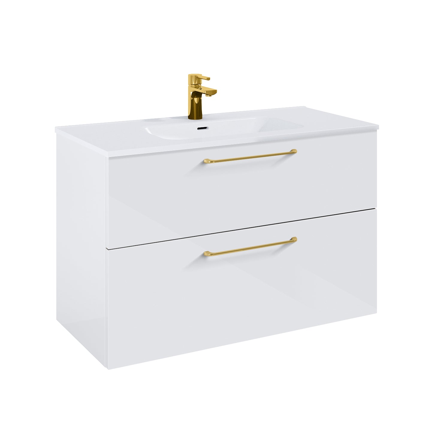 Badeværelsesmøbel Wilma med Porcelænsvask